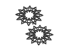 8" Flower Wrought Iron Trivet, Pack of 2