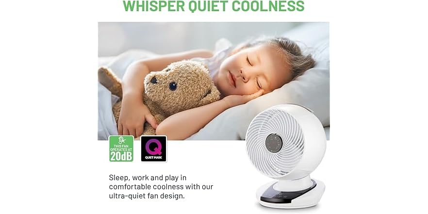 MeacoFan 1056 Ultra-Quiet Desk Fan