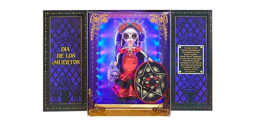 Rainbow Dia De Los Muertos Maria 11" Doll - Rainbow High Dia De Los Muertos Maria 11