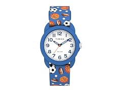 Timex Youth Kids Time Teacher 30mm Watch Blue