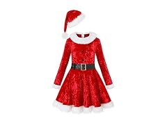 Koatobbor Girls Mrs. Santa Claus Costume (4-5 Yr)