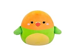 Squishmallows Original 14" Plath Green and Orange Lovebird