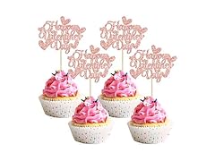 Gyufise 36Pcs Happy Valentine's Day Cupcake Toppers 
