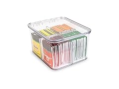 Smart Design 4-Compartment Tea Organizer