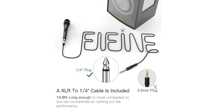 Wired Handheld Mic with On and Off Switch