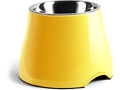 yoken Elevated Dog Bowl- yellow