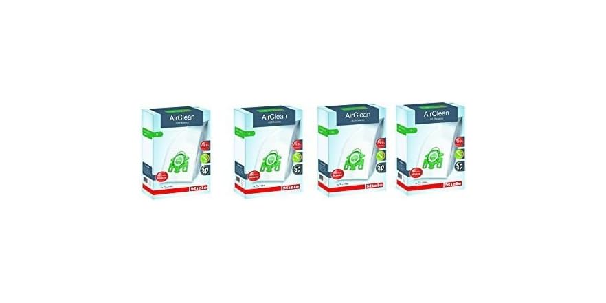 Miele AirClean 3D Efficiency Dust Bag, Type FJM, XL Value