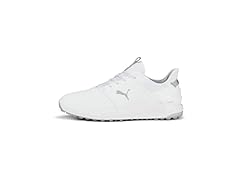 Men's PUMA White/Silver Golf (7.5)
