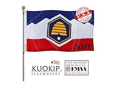 KUOKIP Double Sided New Utah State Flag