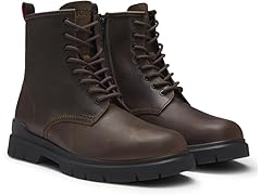HUGO Ryan Smooth Leather Lace Up Boot
