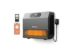 Brightown 1500W Electric Grey Wall Heater