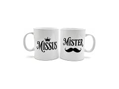 HJOCMLE Couple Mug Set of 2