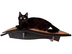 Arf Pets Cat Shelf, Wall-Mounted Desined Wooden Cat Perch