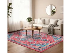 Kathy Ireland 4x6 ft Washable Area Rug