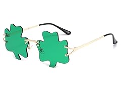 Angjiny St. Patricks Day Glasses