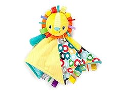 Bright Starts Cuddle Tags Blankie Lion