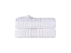 Superior 2PC SADIE Bath Sheet Towel, White