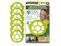 BulbHead Cool Turtle Mask 6pk