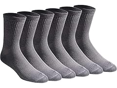 Dickies Mens Dri-Tech Crew Socks (Large)