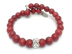 Genuine Turquoise Open Expandable Stainless Steel Bracelet