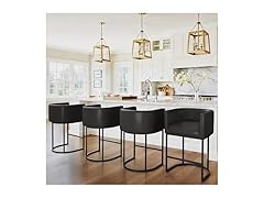3 Black Counter Height Bar Stools