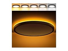 Brightever Black 12" Ceiling Lamp