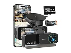 Nymzview 4K+4K Dash Cam Front Rear GPS