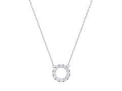 Moissanite Diamond Eternity Necklace