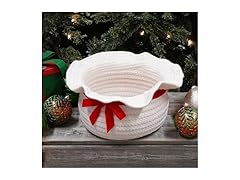 Colonial Mills Bows & Ruffles Wool Basket