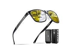 Men's Retro Metal Frame Driving