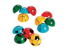 Assorted Multicolor Vinyl Sports Poppers (6 Packs of 12)