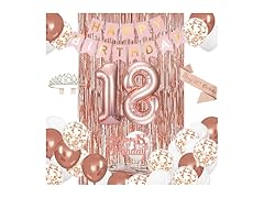 18th Birthday Party Decorations Set
