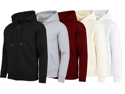 3Pk Sherpa-Lined Full Zip Hoodie (S-3XL)