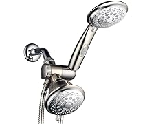 Ultra-Luxury 30-Setting 2-Tone Shower Combo