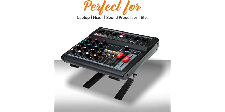thumbnail image 2 of Aazon.co: Pyle Portable Adjustable Laptop Stand - 6.3 To 10.9 Inch... 2 of 14