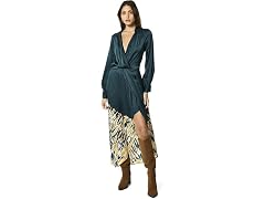 Young Fabulous & Broke Shirtdress, Dark Cedar (S)