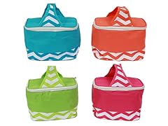 Mini Insulated Chevron Lunch ToteS/4