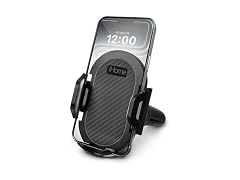 iHome Air Vent Clip Car Mount, 360° Rotation