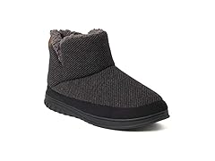 Dearfoams Men's Woven Boot Slippers