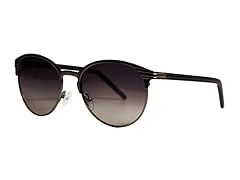 Kensie Kinley Sunglass, Matte Gunmetal/Black