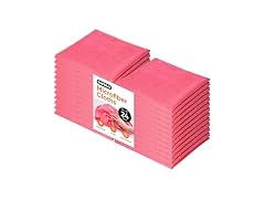 Superio Pink Microfiber Cleaning Cloth 24 Pack