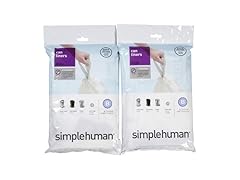 simplehuman Custom Fit Trash Can Liner B White