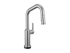 Delta Cordova Brushed Nickel Touchless Bar Sink Faucet, Arctic