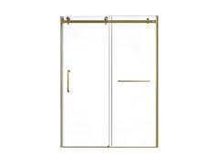 Kingston Brass 60" W x 76" H Left Handed Shower Door