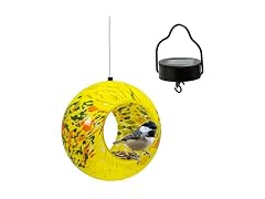 Sunnydaze Summer Burst Solar Bird Feeder