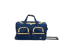 Rockland Rockland Rolling Duffel Bag, Navy, 40-Inch
