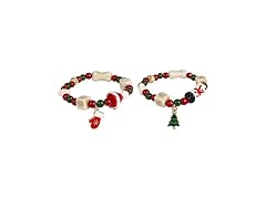 Saimiy 2 pcs Christmas Bracelets
