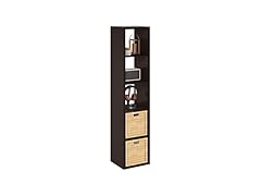 Furinno CUBICLE Book Shelf, 5-Cube Vertical