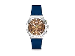 Swatch Irony Chrono Dress Watch Brown Quartz