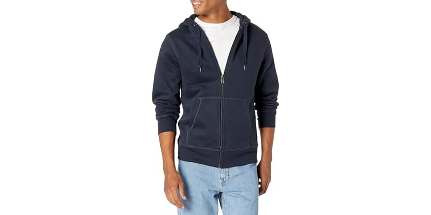 Hanes Ultimate Men's Full-Zip Hoodie Light Steel 2XL